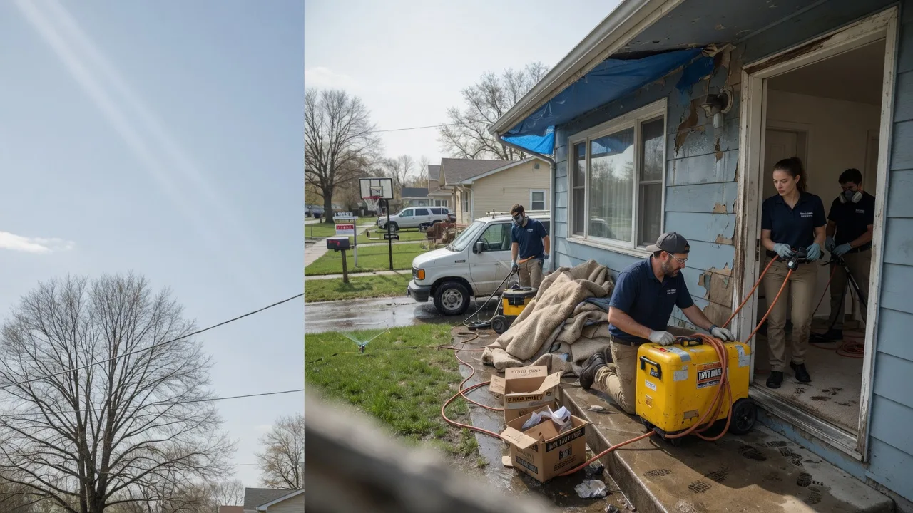 Basement Flood Cleanup in Summit, SD near me